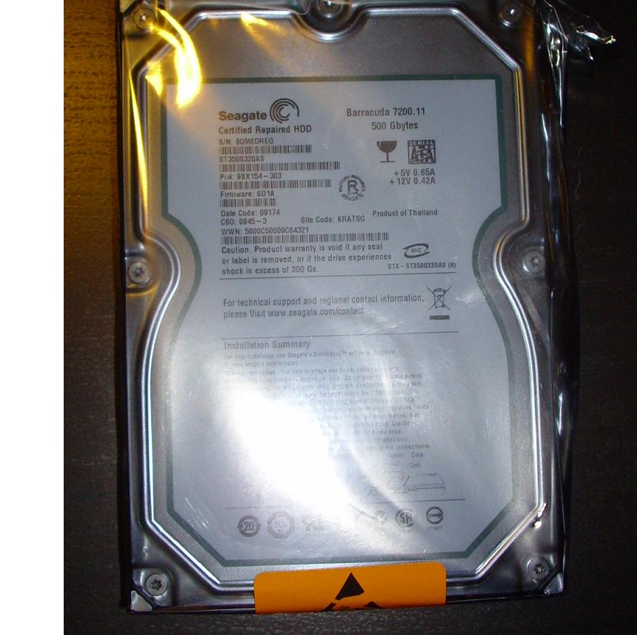 500 GB Seagate SATA II