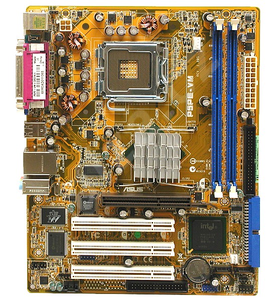 Set M/B ASUS P5PE-VM + CPU Pentium4 3GHz