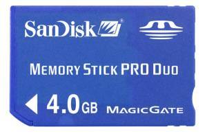 Memory Stick PRO Duo 4GB